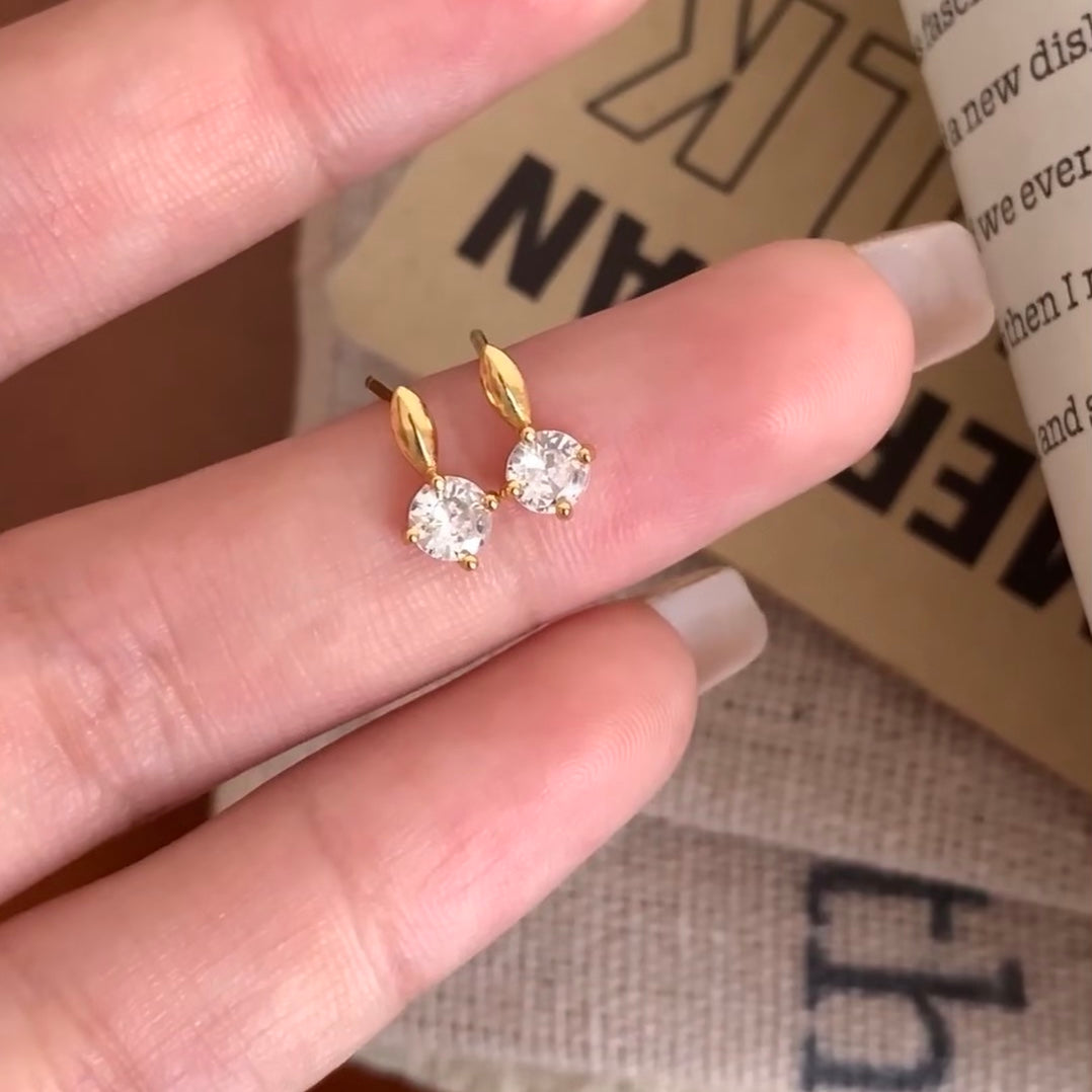 ANSTER Wholesales Price 0.5ct Lab Grown Diamonds Earrings with IGI