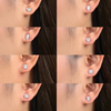 ANSTER Wholesales Price Fancy Shape cut Lab Grown Diamonds Stud Earrings with IGI