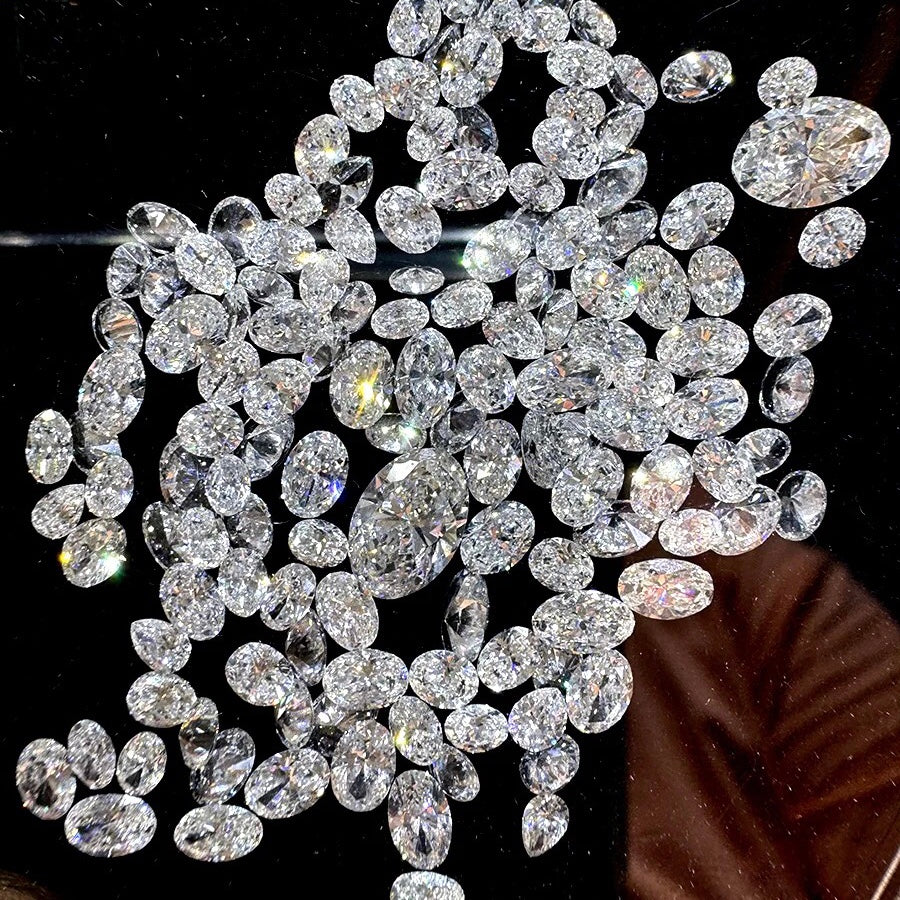 ANSTER Custom Lab Grown Diamond Ring 10/14/18/24K Dubai Gold Jewelry