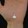 ANSTER Custom Wholesales Price Perfume Bottle Pendant White Gold Lab Grown Diamond Necklace with IGI