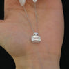 ANSTER Custom Wholesales Price Perfume Bottle Pendant White Gold Lab Grown Diamond Necklace with IGI