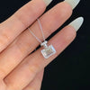 ANSTER Custom Wholesales Price Perfume Bottle Pendant White Gold Lab Grown Diamond Necklace with IGI