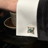 ANSTER Customized Wholesales Price Lab Grown Emerald Cufflinks for men
