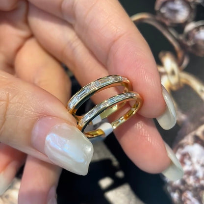 ANSTER Wholesales Price 0.2ct Lab Grown Diamond Eternity Ring with IGI 18K Gold Ring