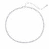 ANSTER Wholesales Price 2.5mm Lab Grown Diamonds Ankle Chain with IGI