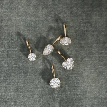 ANSTER Wholesales Price Fancy Shape cut Lab Grown Diamonds Pendant Necklace with IGI