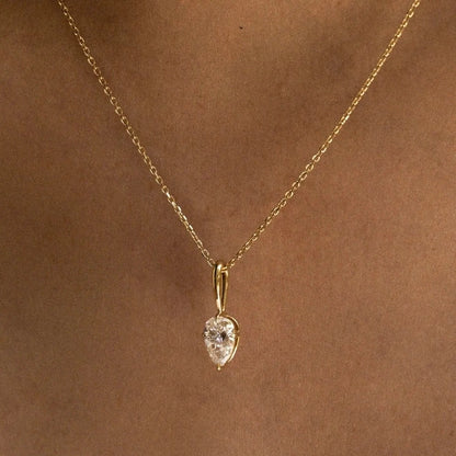 ANSTER Wholesales Price Fancy Shape cut Lab Grown Diamonds Pendant Necklace with IGI