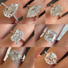ANSTER Wholesales Price IGI Marquise Cut Lab Grown Diamond Engagement Ring 18K Gold Ring