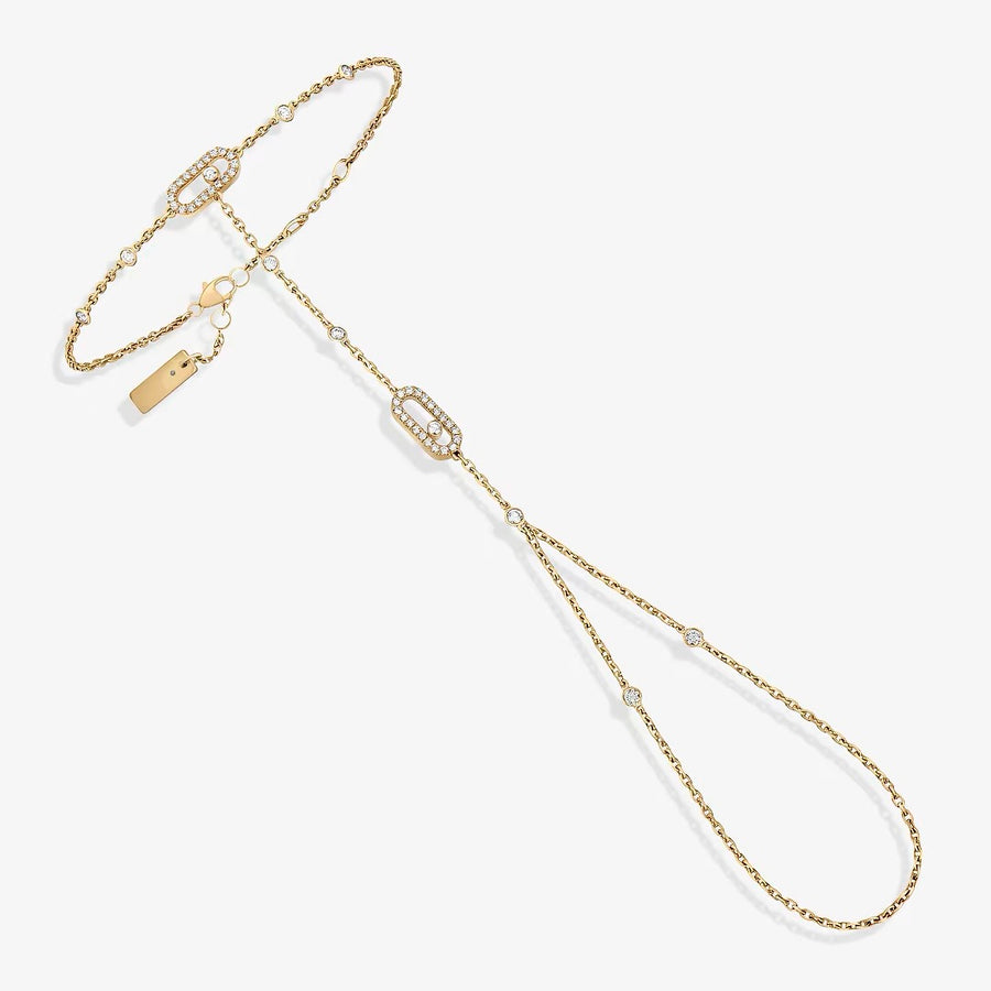 ANSTER Wholesales Price Lab Grown Diamonds Hand Chain Bracelet with IGI