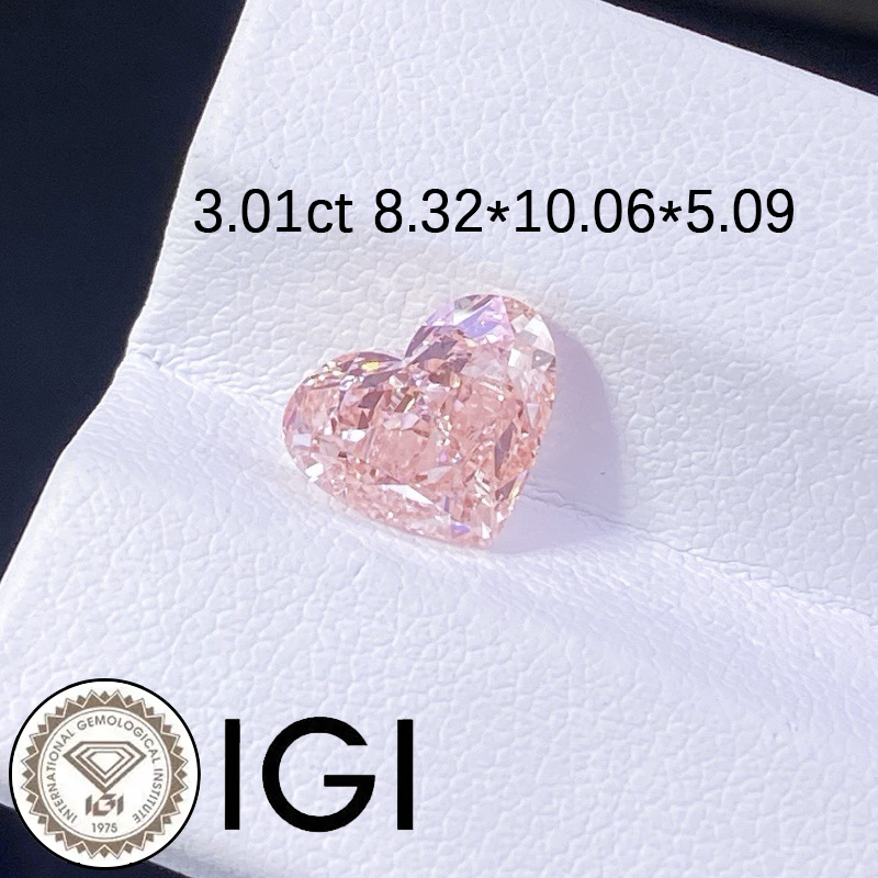 ANSTER Wholesales Price Heart cut Lab Grown Loose Diamonds with IGI for White Gold Rings