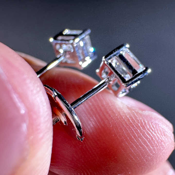 ANSTER Jewelry Customize Lab Grown Diamond PT950 platinum Earrings