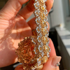 ANSTER Wholesales Price Fancy Yellow Lab Grown Diamonds Bracelet Tennis Chain with IGI