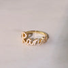 ANSTER Wholesales Price Melee Lab Grown Diamonds Ring with IGI for Name Letter Rings