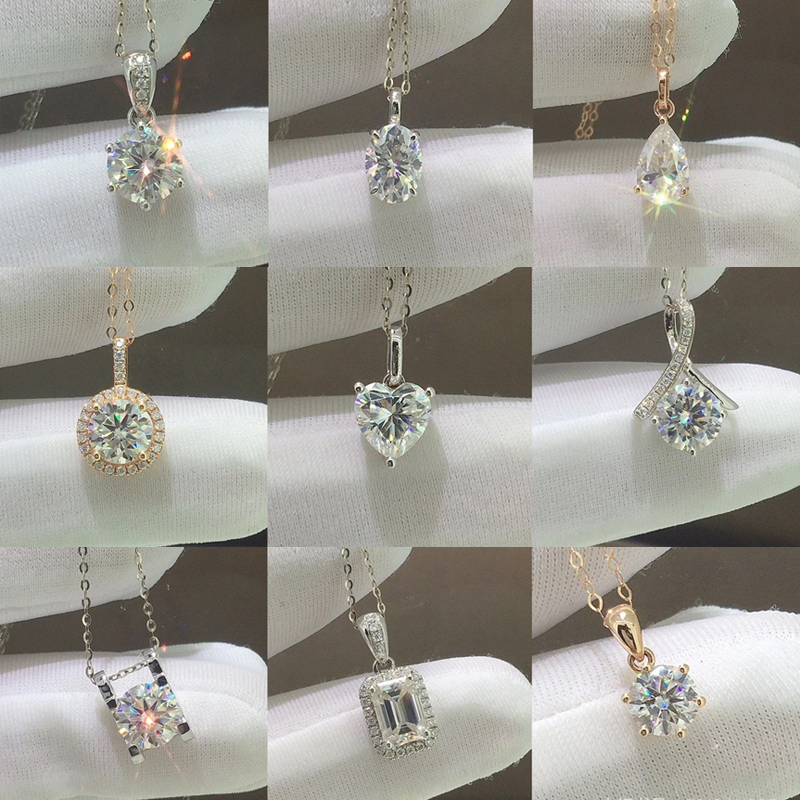 ANSTER Customized Wholesales Price 2ct Lab Grown Diamond Pendant Necklace with IGI