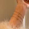 ANSTER Wholesales Price 0.2ct Lab Grown Diamonds Bracelet Snake Link Chain with IGI