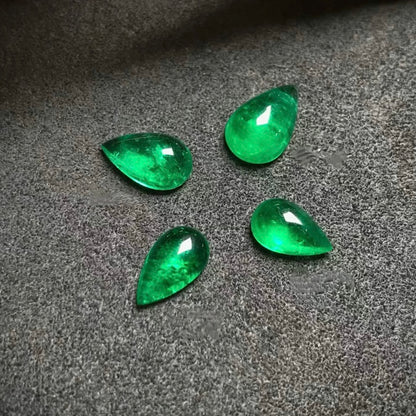 ANSTER Custom Sotheby's Hign Jewelry White Gold Lab Grown Emerald Necklace with GRC