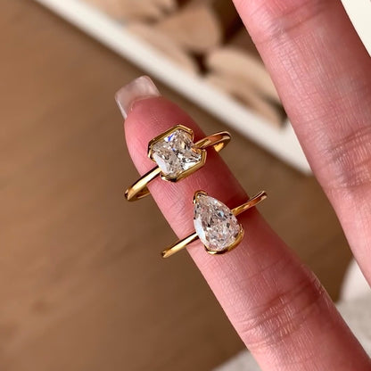 ANSTER Wholesales Price 1.5ct Lab Grown Diamond Ring with IGI Women Gold Ring