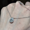 ANSTER Customized Wholesales Price Pear cut Lab Grown Diamond Pendant Necklace with IGI