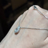 ANSTER Customized Wholesales Price Pear cut Lab Grown Diamond Pendant Necklace with IGI