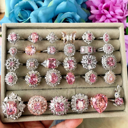 ANSTER Wholesales Price 1ct Lab Grown Pink Diamonds with IGI for Jewelry making