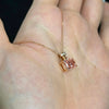 ANSTER Custom Wholesales Price Perfume Bottle Design Fancy Pink Lab Grown Diamond Pendant Necklace with IGI