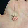 ANSTER Custom Wholesales Price Perfume Bottle Design Fancy Pink Lab Grown Diamond Pendant Necklace with IGI