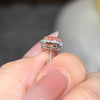 ANSTER Wholesales Price 1ct Cushion cut Pink Lab Grown Diamonds Stud Earrings with IGI