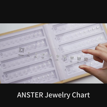 ANSTER Jewelry Setting Tools Cubic Zirconia Diamond Size Chart