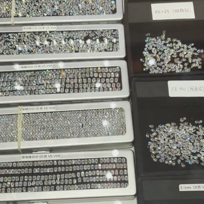 ANSTER Wholesales Price 0.2ct Lab Grown Diamond Eternity Ring with IGI 18K Gold Ring