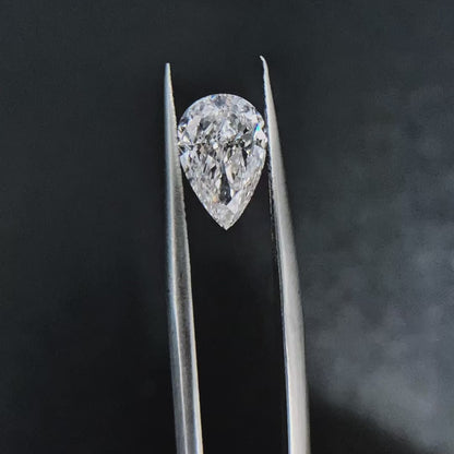 ANSTER Wholesales Price 1-2ct Pear cut Lab Grown Loose Diamonds with IGI for Gold Stud Earrings