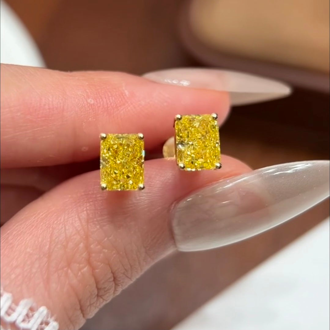 ANSTER Wholesales Price Radiant cut Lab Grown Loose Diamonds with IGI for White Gold Stud Earrings