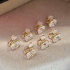 ANSTER Wholesales Price Cushion Lab Grown Diamonds Unpierced Earrings with IGI