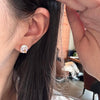ANSTER Wholesales Price Cushion Lab Grown Diamonds Unpierced Earrings with IGI