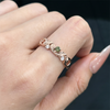 ANSTER Wholesales Price Fancy Green Melee Lab Grown Diamond Ring with IGI