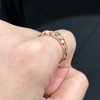 ANSTER Wholesales Price Fancy Green Melee Lab Grown Diamond Ring with IGI