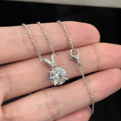 ANSTER Customized Wholesales Price 2ct Lab Grown Diamond Pendant Necklace with IGI