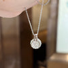 ANSTER Jewelry Anel de diamante ético feito à mão em ouro 18K com lapidação pera cultivado em laboratório 