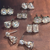 ANSTER Wholesales Price 1ct Round cut Lab Grown Diamonds Stud Gold Earrings with IGI