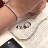 ANSTER Wholesales Price 2mm-4mm Lab Grown Diamonds Tennis Bracelet with IGI