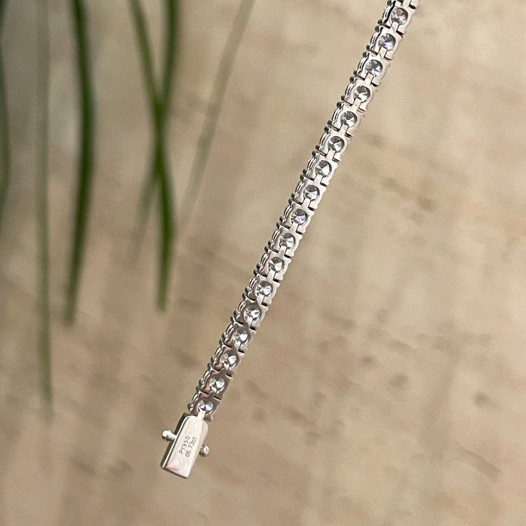 ANSTER Wholesales Price 2mm-4mm Lab Grown Diamonds Tennis Bracelet with IGI