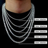 ANSTER Customized Wholesales Price 2-6mm Lab Grown Diamond Tennis Chain Necklace with IGI