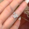 ANSTER Custom Wholesales Price Perfume Bottle Design Lab Grown Diamond Pendant Necklace with IGI