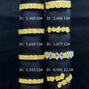 ANSTER Wholesales Price 0.5ct Radiant cut Lab Grown Loose Yellow Diamond with IGI for Jewelry making