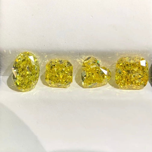 ANSTER Custom Wholesales Price Fancy Yellow Lab Grown Diamond Pendant Necklace with IGI
