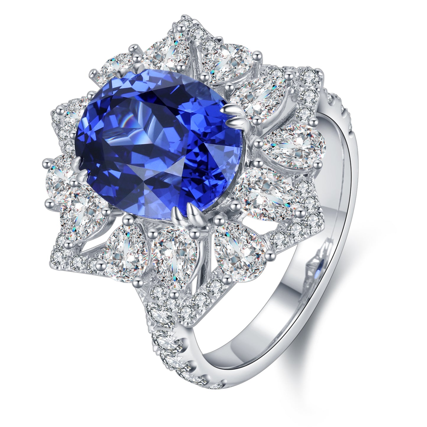 Luxury Lab Grown Sapphire S925 Ring