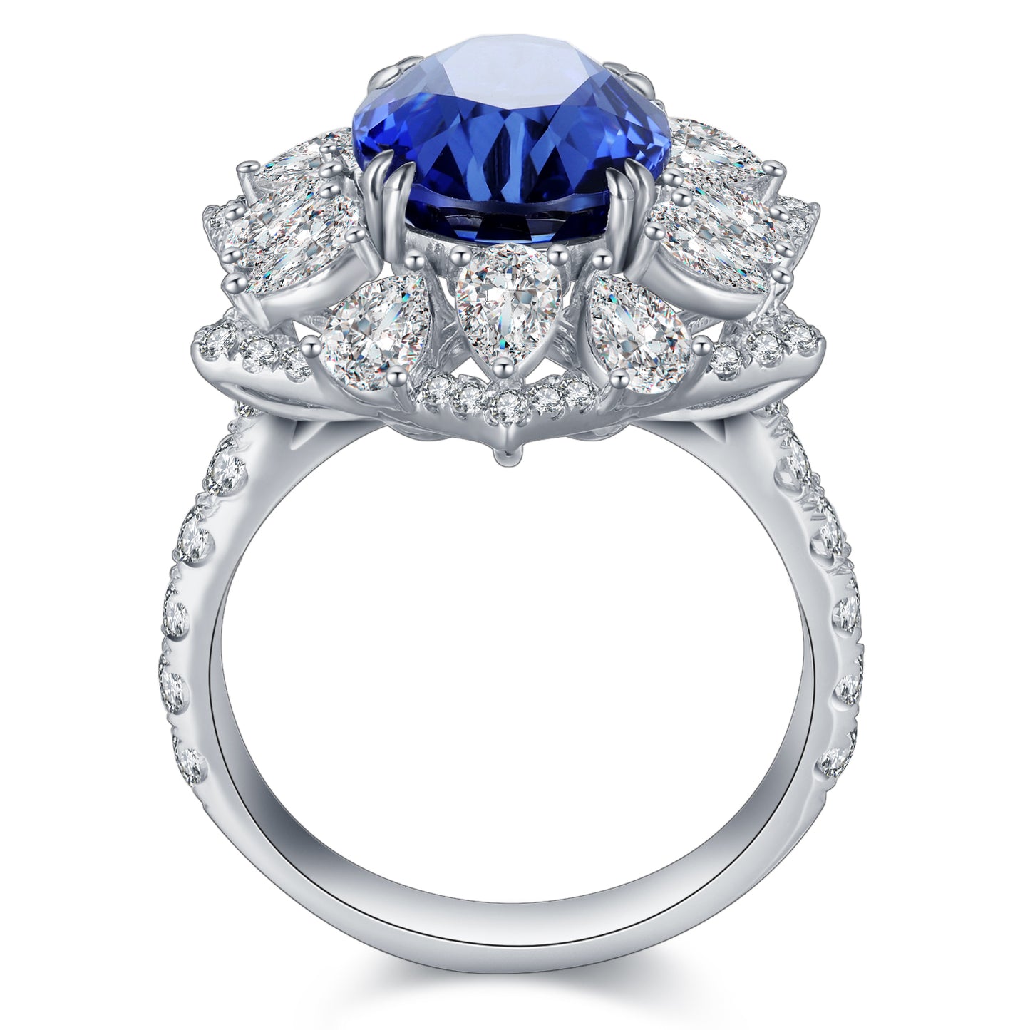 Luxury Lab Grown Sapphire S925 Ring