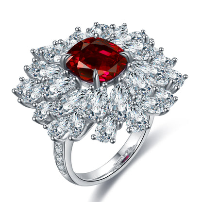 9K Gold Ruby Ring