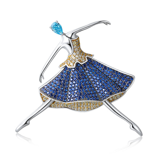 Broche de pedra preciosa ANSTERGEMS Dancing Girl