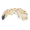 ANSTER JEWELRY Birds Feather Gemstone Brooch