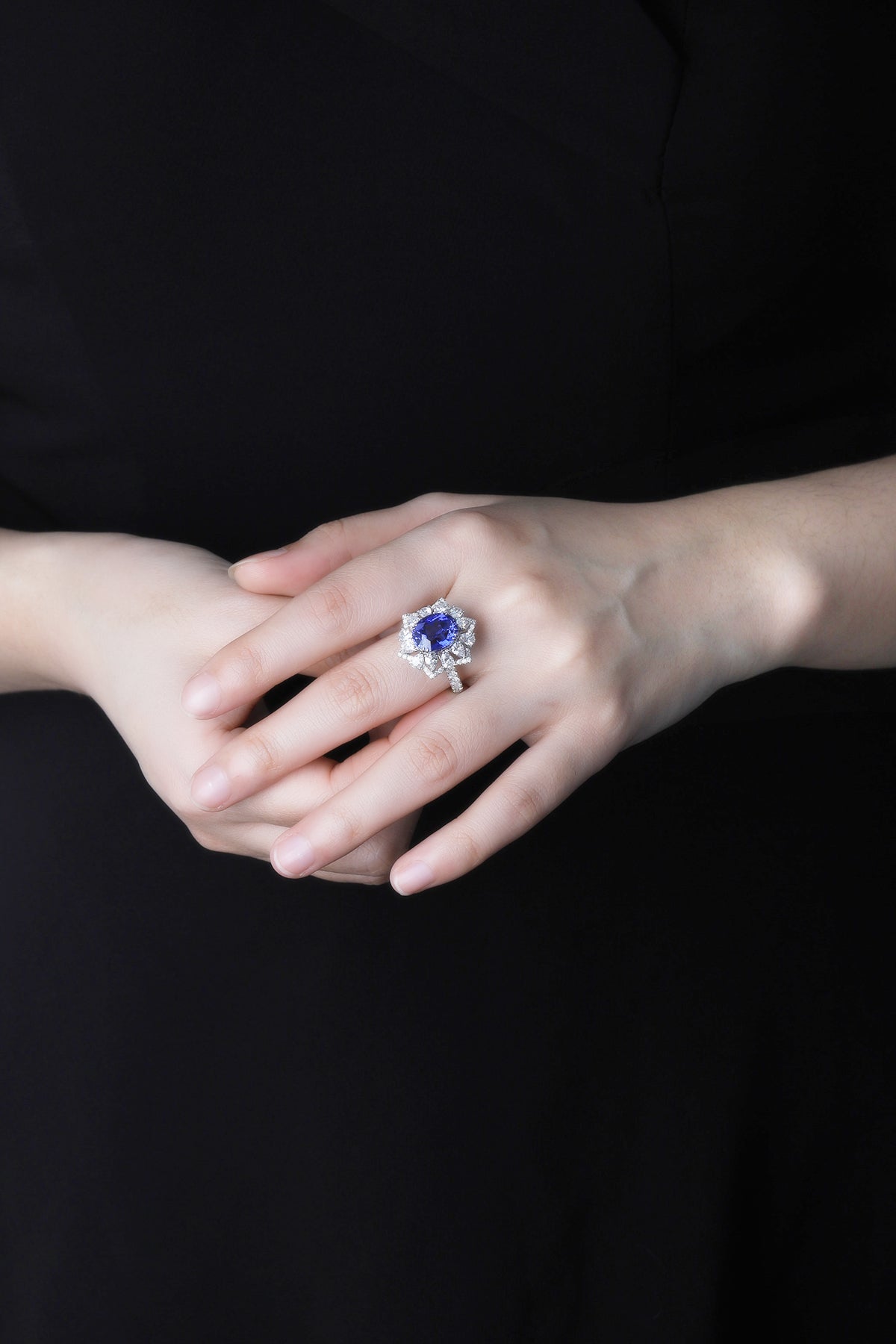 Luxury Lab Grown Sapphire S925 Ring